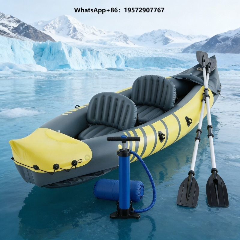 Opblaasbare viskayak met dubbe - Fishing Kayak Paddle recensie en prijs
